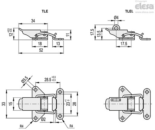 A★　　Laesse TLE. | Hook clamps | Elesa